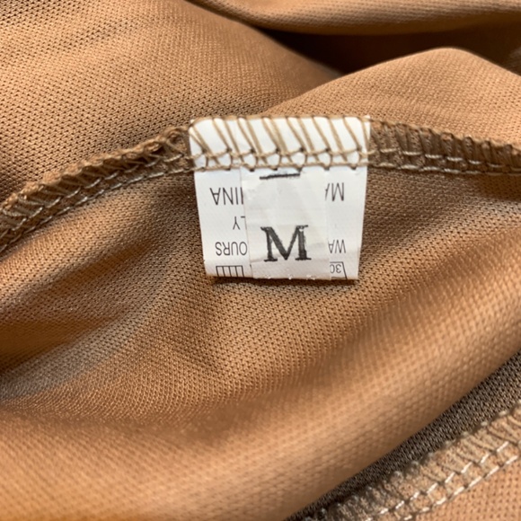 Burnout Velvet Layered Mesh Midi Skirt M Caramel Brown Black Floral Fairy Core - Picture 10 of 12